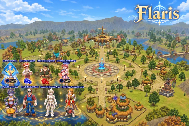 Flaris, Eclipse Legacy's main hub town.